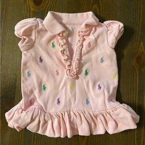 Baby girl polo shirt